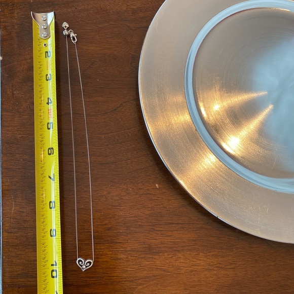 Brighton”ALCAZAR HEART” AquamarineCrystal Necklace - Picture 5 of 6